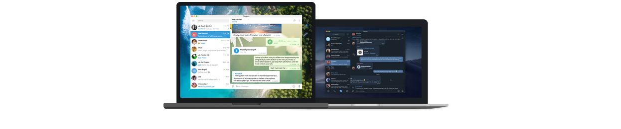 Anteprima di Telegram Desktop su Windows